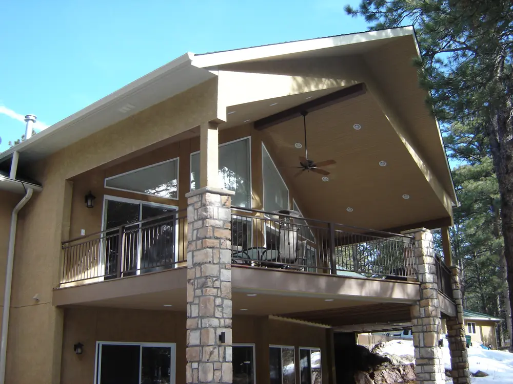 Outdoor living space by Stewart Remodeling in Colorado Springs, Colorado