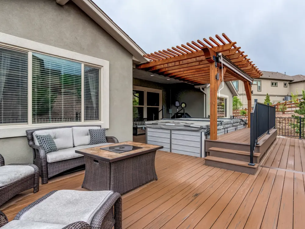 Outdoor living space by Stewart Remodeling in Colorado Springs, Colorado