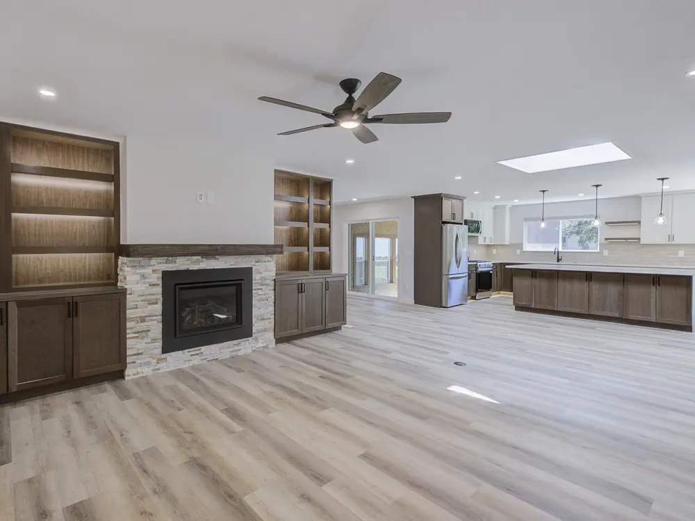 Custom fireplace by Stewart Remodeling in Colorado Springs, Colorado