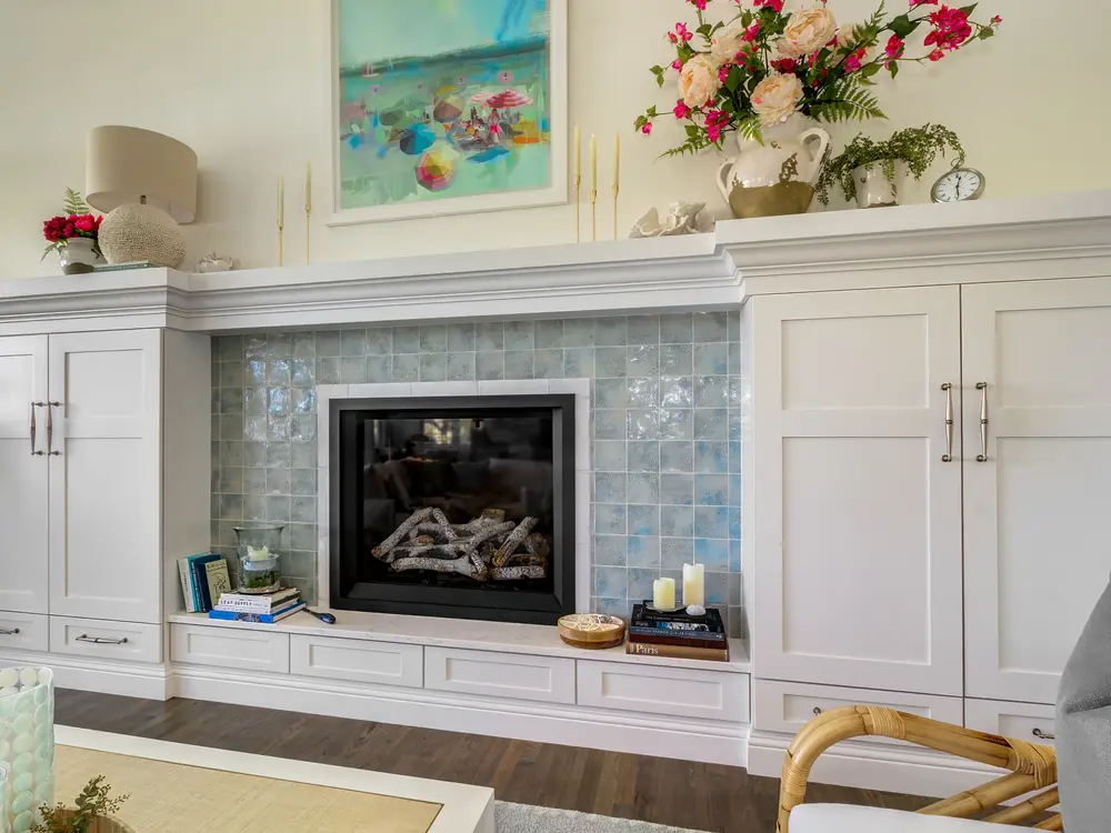 Custom fireplace by Stewart Remodeling in Colorado Springs, Colorado