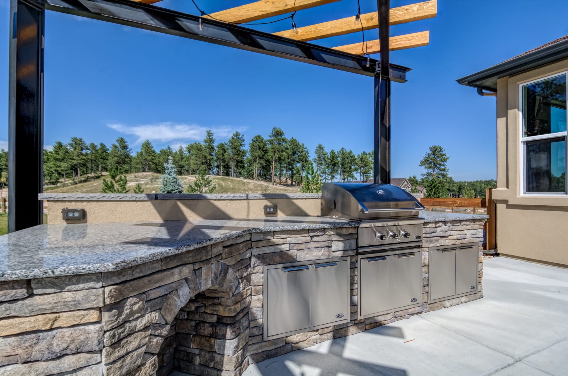 Stone Outdoor Kitchen - Image 2