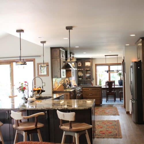mid-century modern kitchen renovation