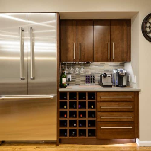 wine and fridge home addition