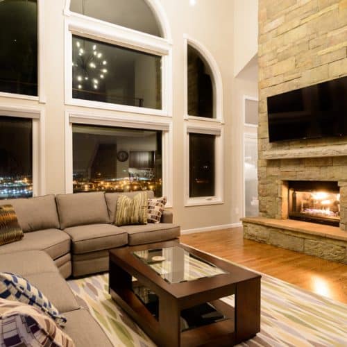 interior design of luxury living room