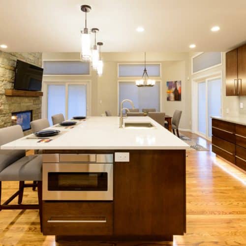 modern kitchen renovation in colorado springs