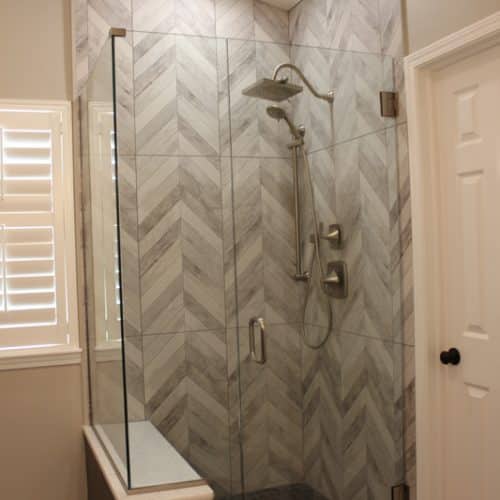 new bathroom and shower renovation