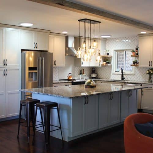 Remodeled kitchen by designers