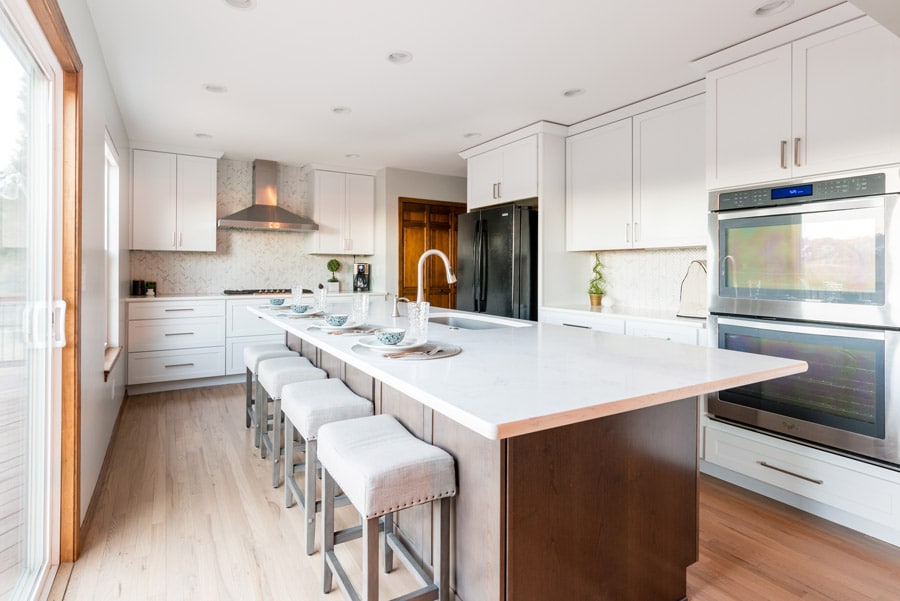 interior design of remodeled kitchen
