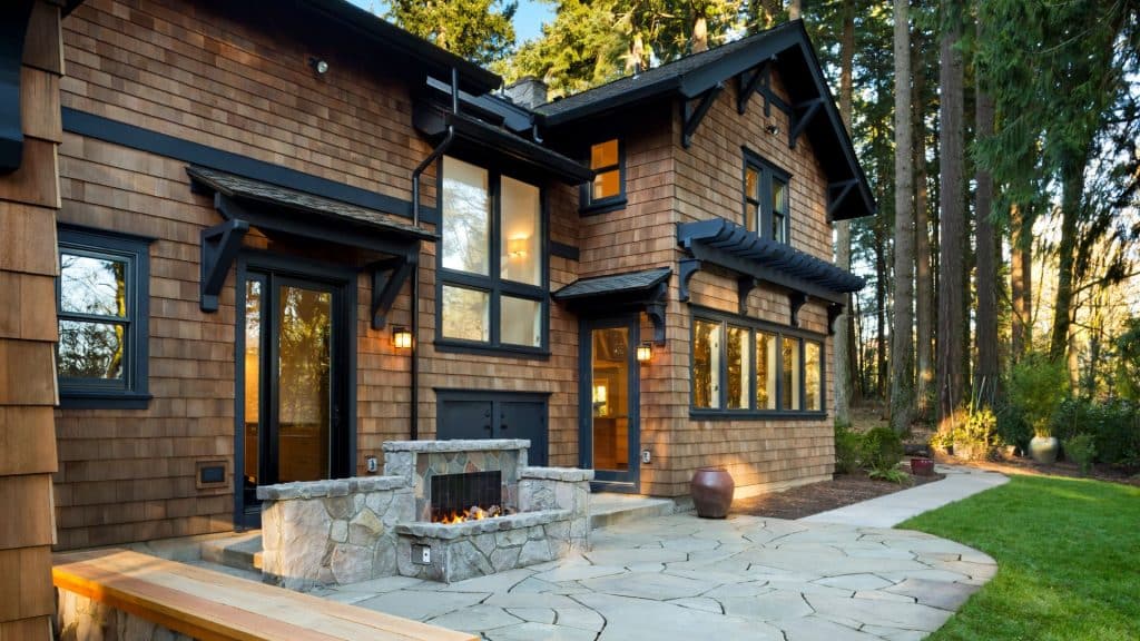 outdoor fireplace options